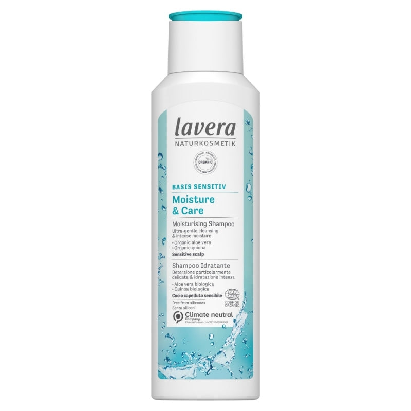 Lavera Basis Sensitive Hydratační a pečující šampon BIO (250 ml) - II. jakost Lavera