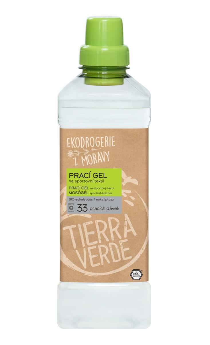 Tierra Verde Prací gel na funkční a sportovní textil s BIO eukalyptem 1 l Tierra Verde
