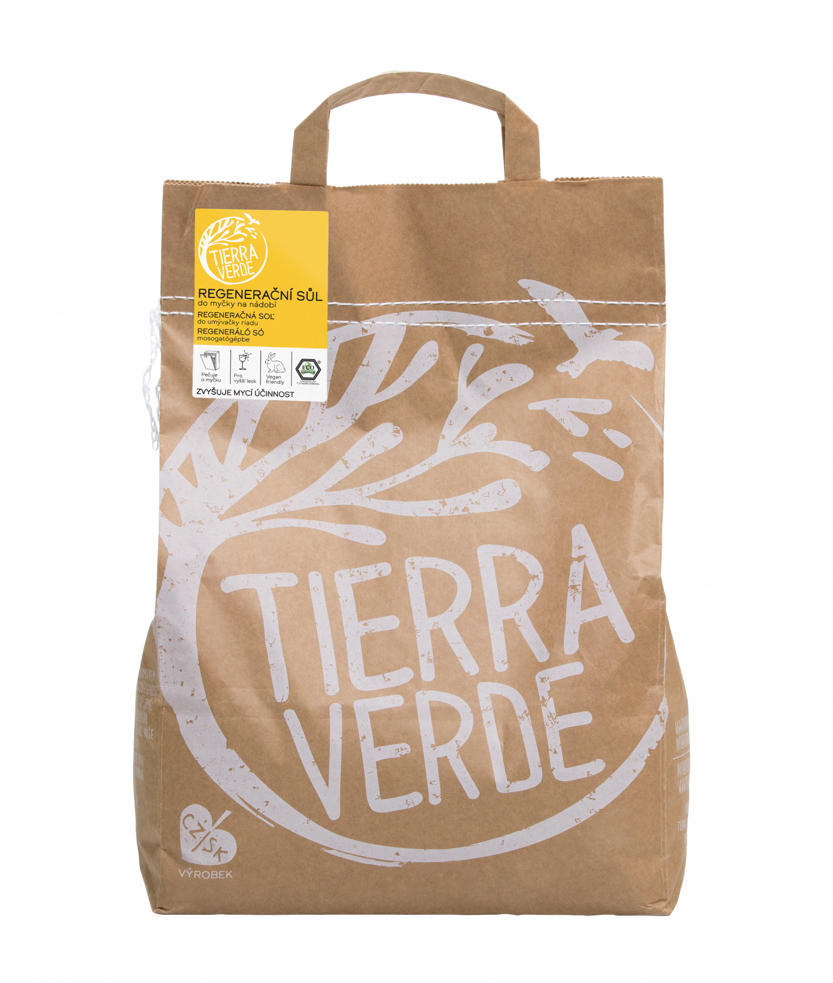 Tierra Verde Sůl do myčky (5 kg) - INOVACE - II. jakost - zabraňuje usazování vodního kamene Tierra Verde