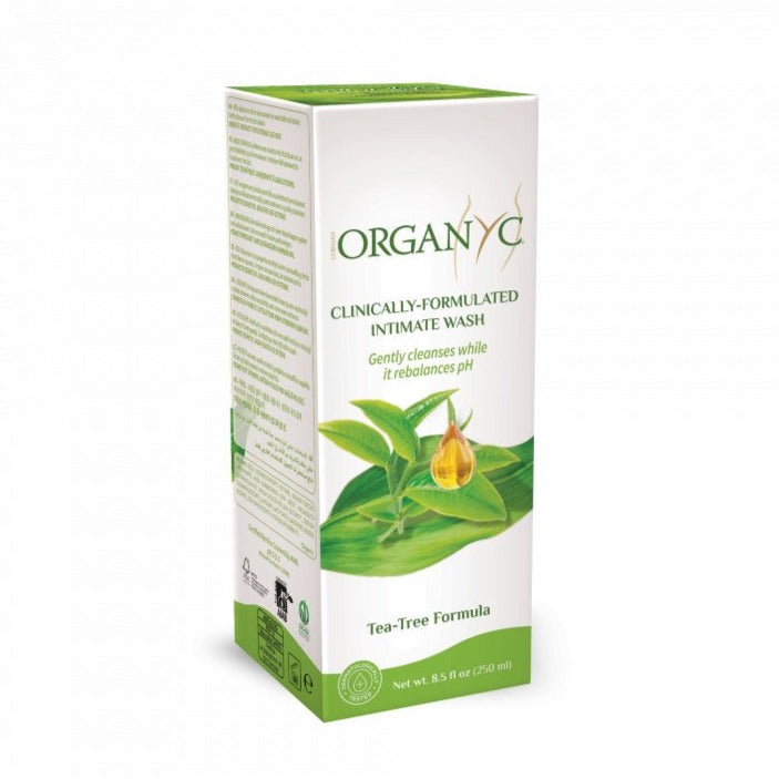 Organyc Gel pro intimní hygienu BIO - Tea Tree (250 ml) - II. jakost - pro citlivou pokožku Organyc